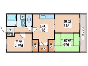 オステンハイムの物件間取画像